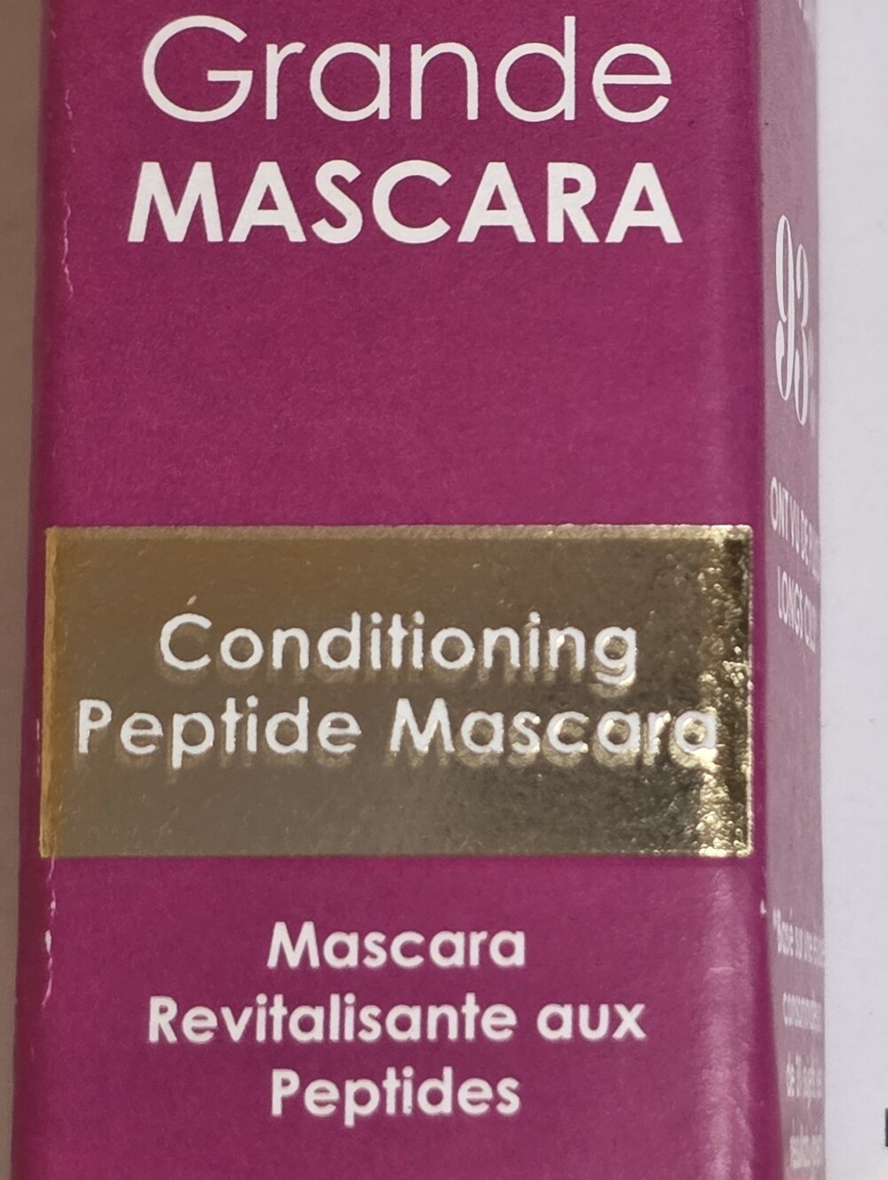 Grande Cosmetics GrandeMascara Conditioning Peptide Mascara In Rich Black - Picture 2 of 3